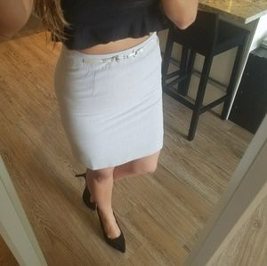 Professional silver/grey skirt
